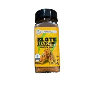 Retired Stonemill Elote Seasoning Blend 2.4oz Aldi Glass Jar HTF Exp 2022
